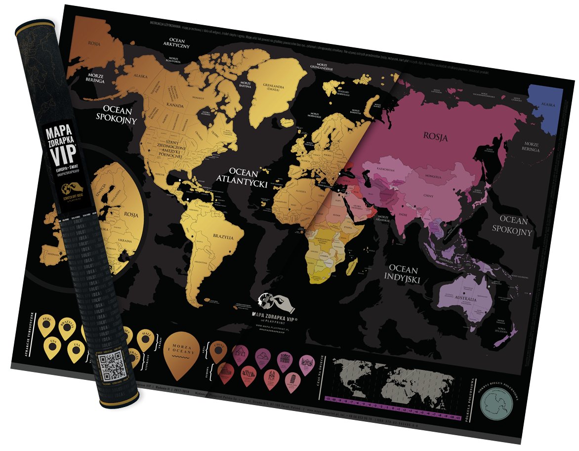 DARČEK ROK 2020> Mapa Scratchor VIP World