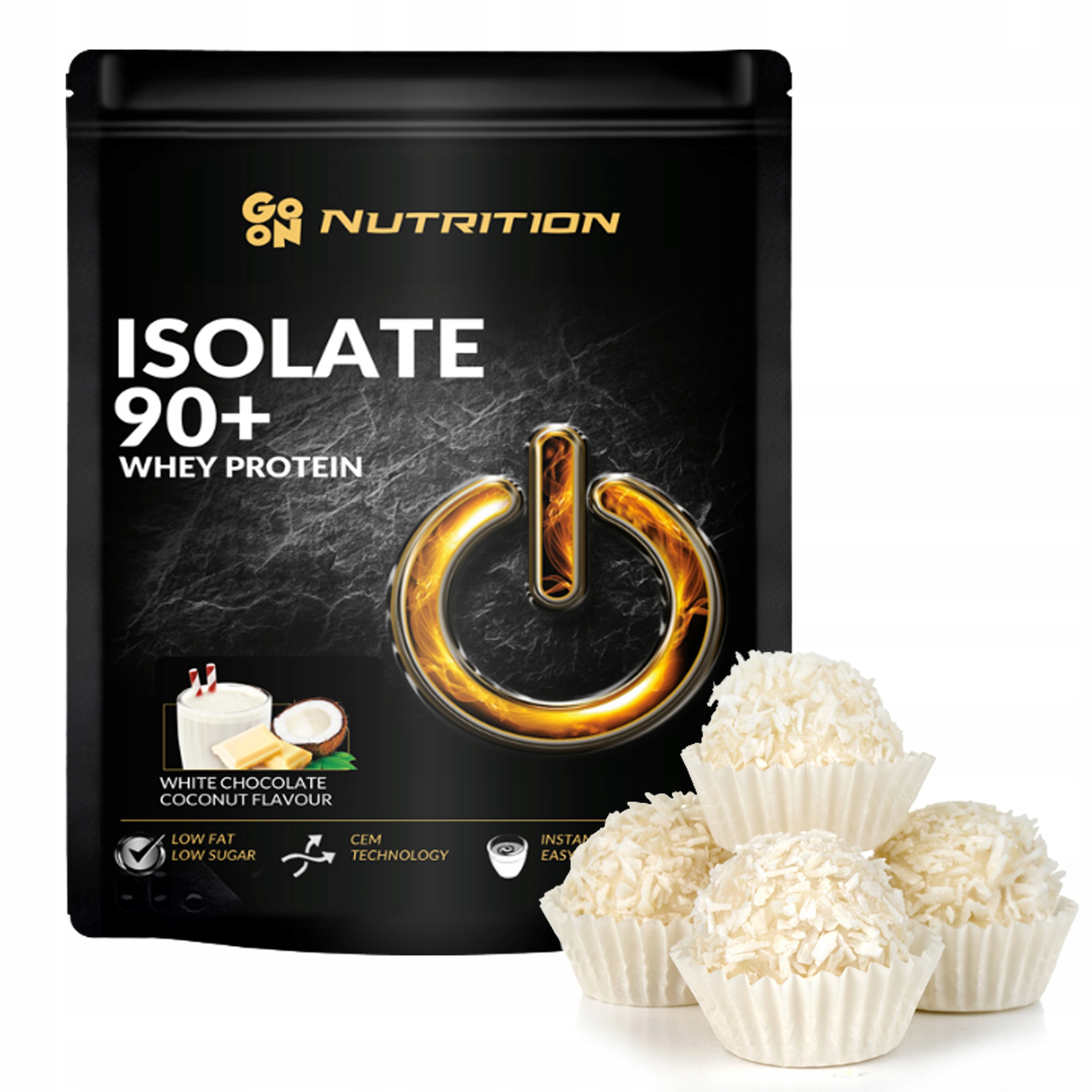 Proteín - Ísť na výživu izolovať 90+ 700g čokoládový kokos