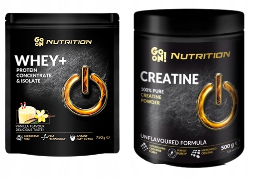 Proteín - Ísť na výživu srvátkovú 750 g proteínu + kreatín 500g