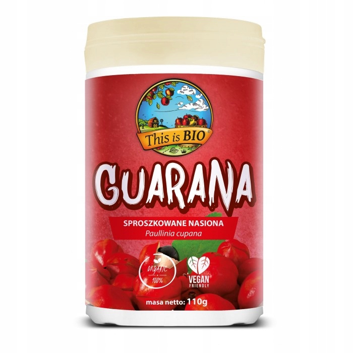GUARANA prášok 110g Toto je BIO 100% BIO