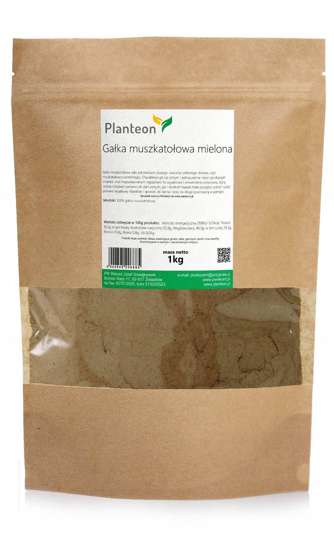 Mletý muškátový oriešok ZMEŇTE SVOJE JEDLÁ 1KG