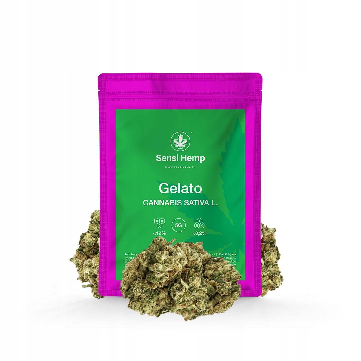 CBD - Gelato 12% CBD DUUSE HEMP KVETY CBD 5G