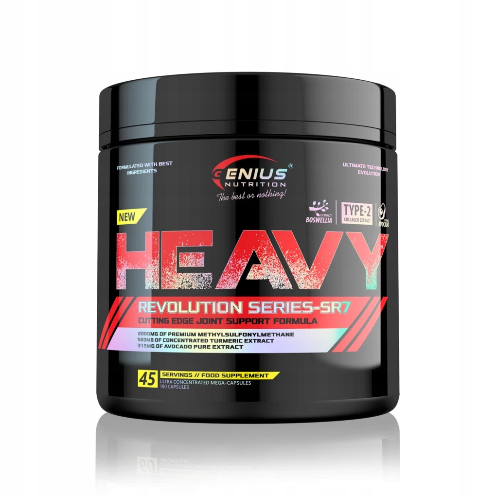 Ochrana kĺbov - Genius Nutrition HEAVY 180 kaps.OCHRANA KĹBOV