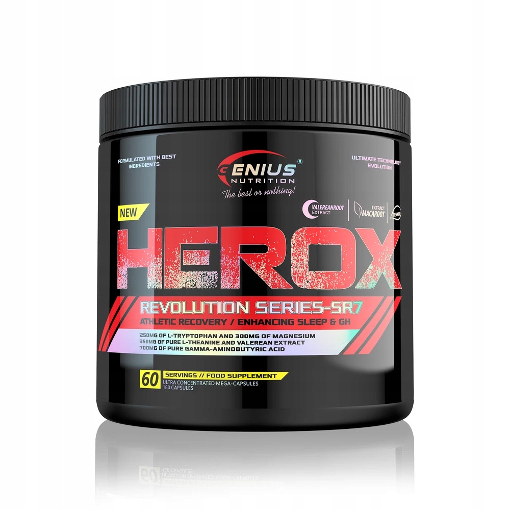 Genius Nutrition HEROX 180 kapsúl. GABA REGENERÁCIA