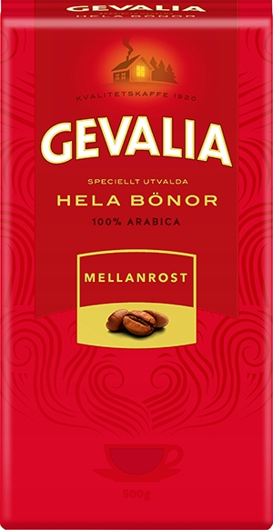 Zrnková káva - Gevalia MellanRost Hela Bonor - Grainy 500g