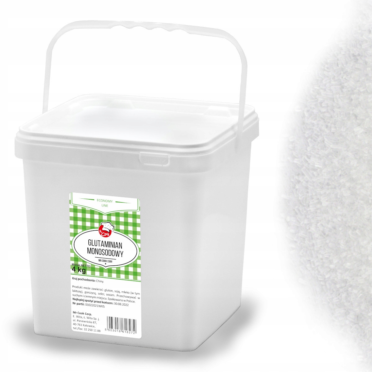 Glutamát sodný MSG 4KG #UMAMI #HOREC MONOSDOWY