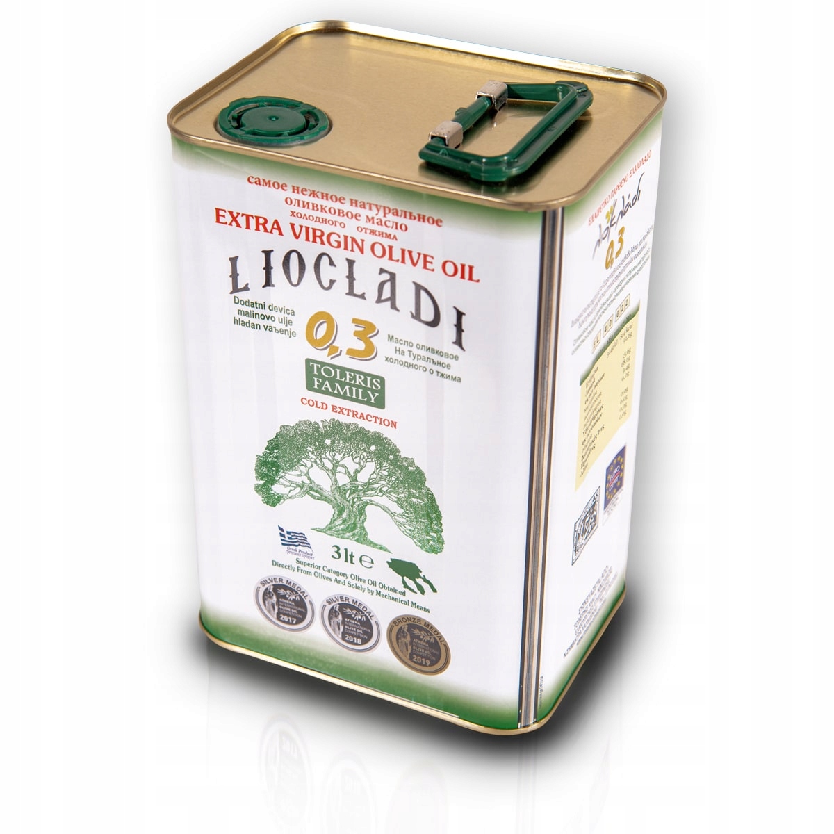 Olivový olej - Grécka olivový olej Premium 0,3% 3L