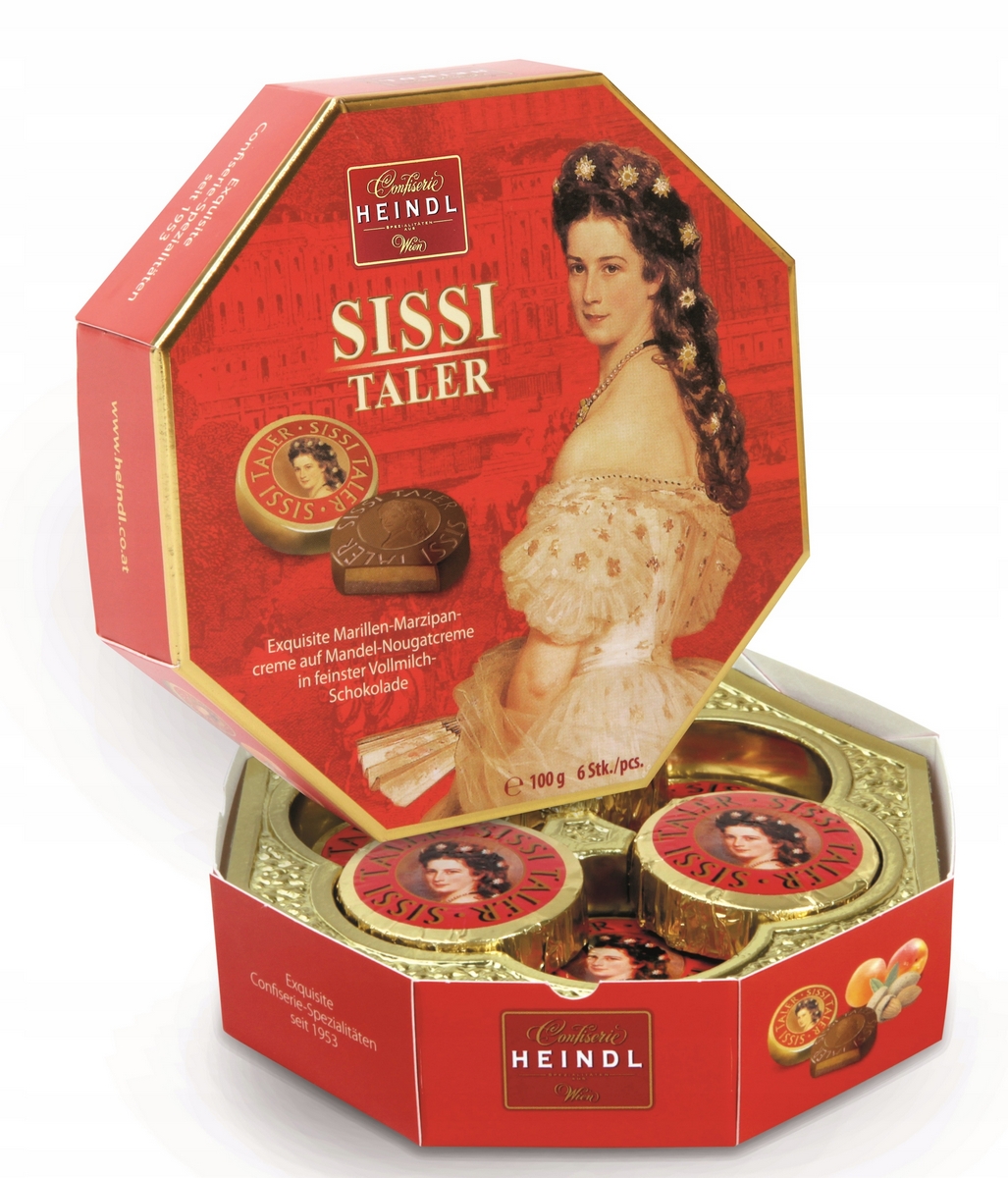 Heindl Sissi TALER 6 KUSE CHOCOLATE TAJORY