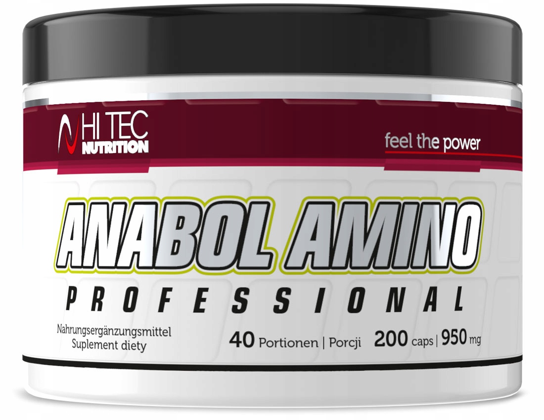 Aminokyseliny - HI TEC Anabol Amino Prof. - 200 kapsúl Aminokyselín