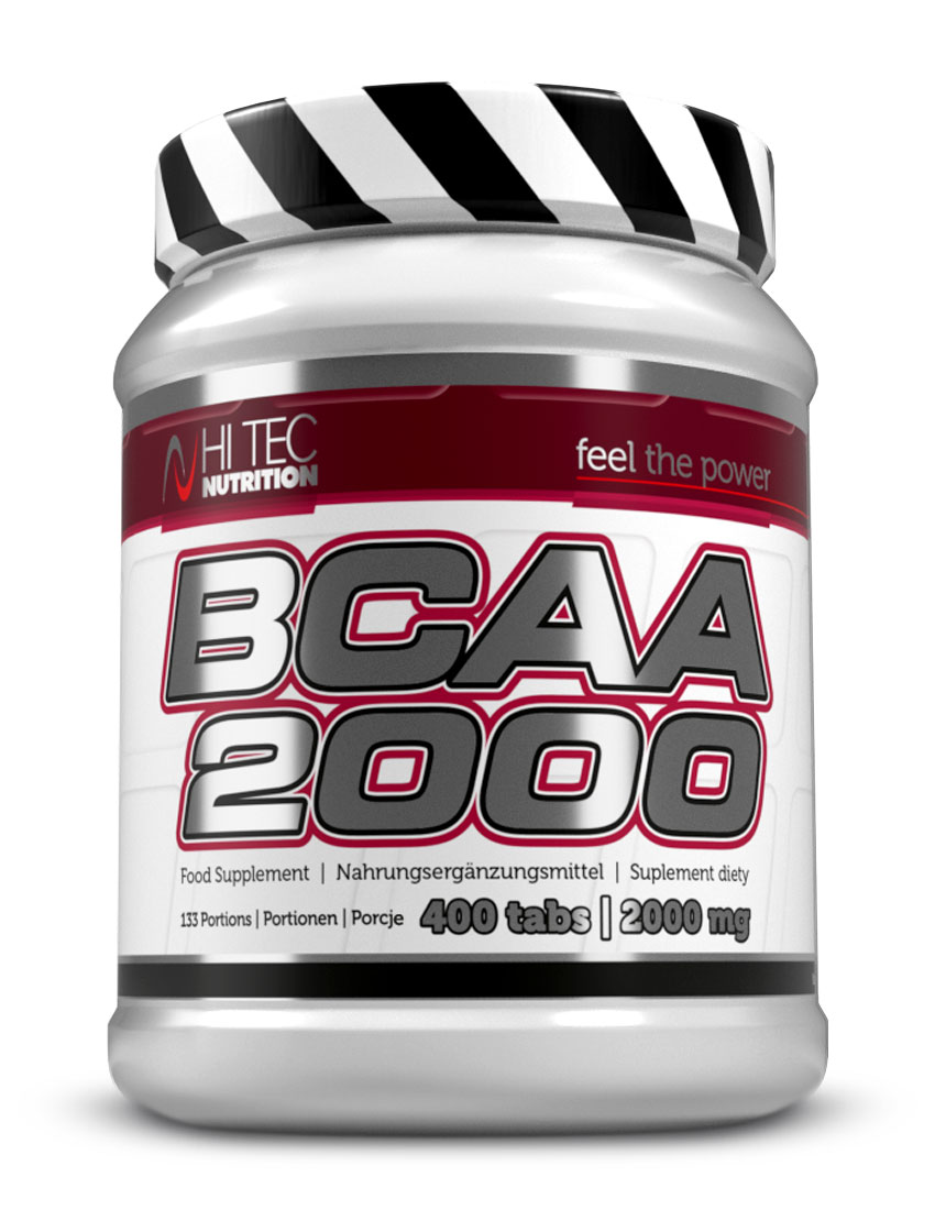 Aminokyseliny - Hi-TEC BCAA 2000 Xtra aminokyseliny 400T Amino Anabol