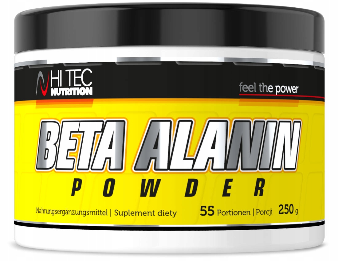Aminokyseliny - HI TEC Beta alanín - 250g ALANÍNOVÁ ENERGETICKÁ SILA