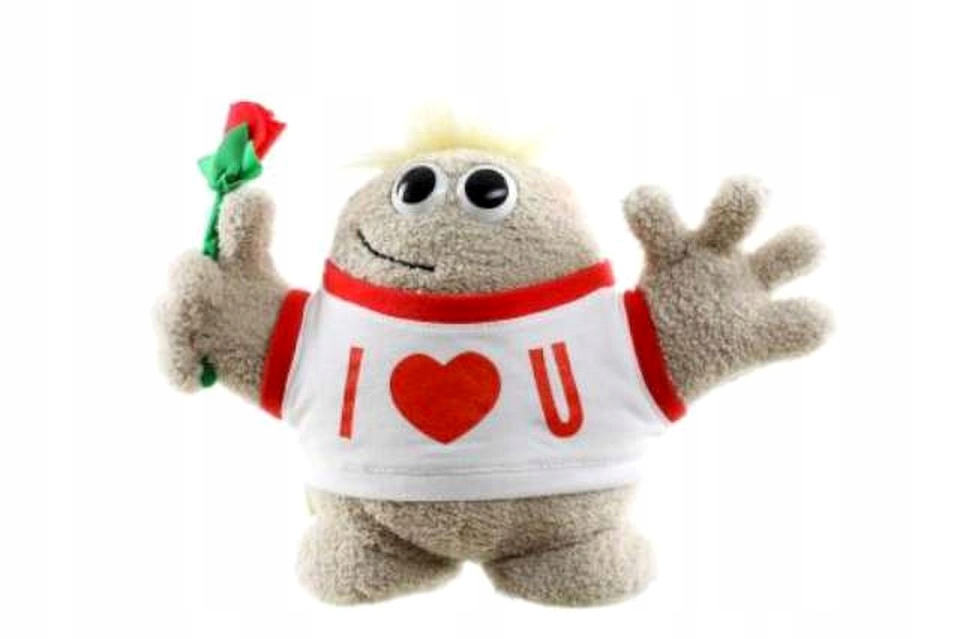 Darček na Valentína - Hugmeez XL - Milujem ťa s ružami