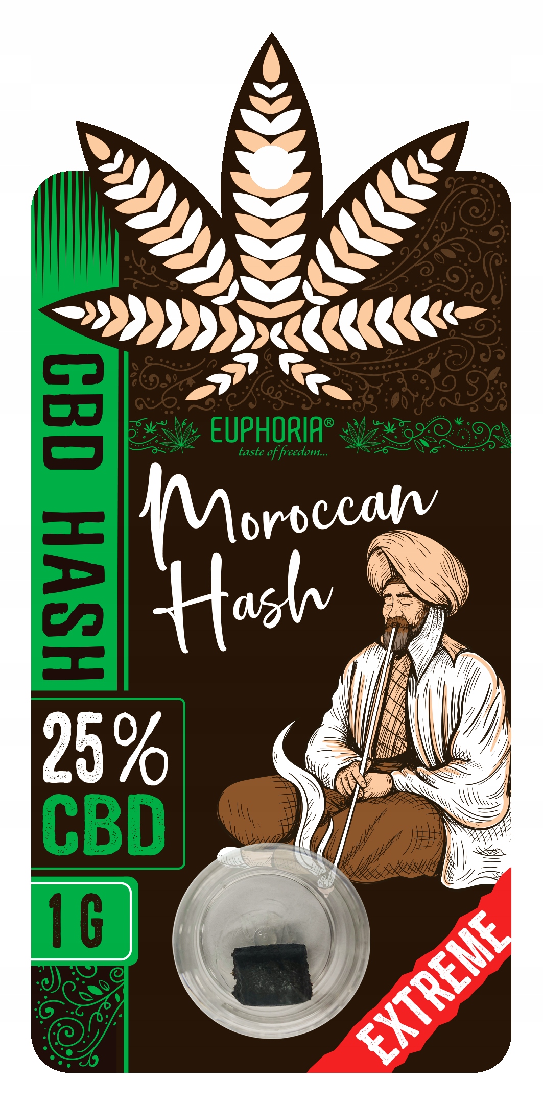 CBD - Hash marockej eufória 25% CBD 1g