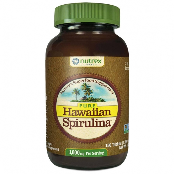 Hawaiian Spirulina Pacifica 1000mg 180tabl. Nutrex