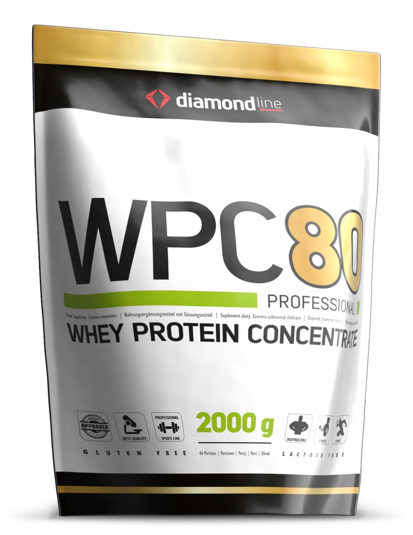 Proteín - Ahoj TEC DIAMOND LINE WPC80 2000 PROTEÍNOVÁ WHEY