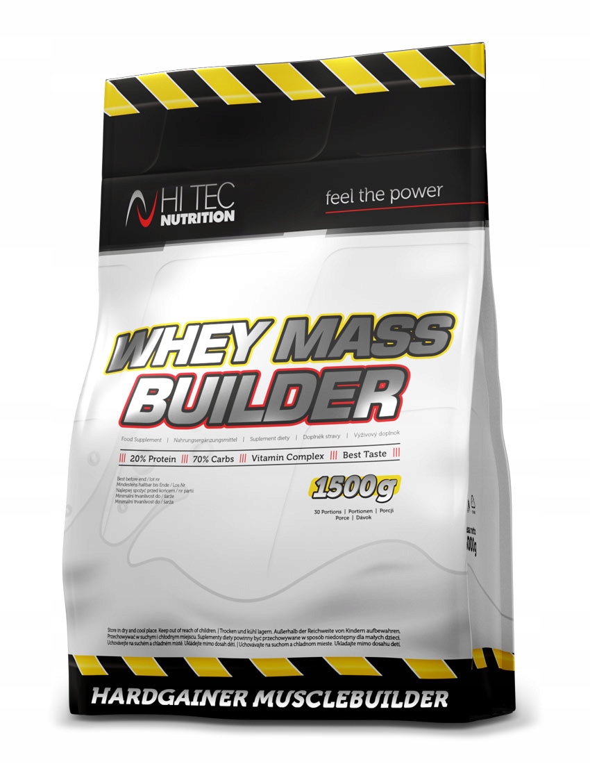 Gainer - HI TEC WHOW HASE Builder- 1500g Gainer Mass XXL
