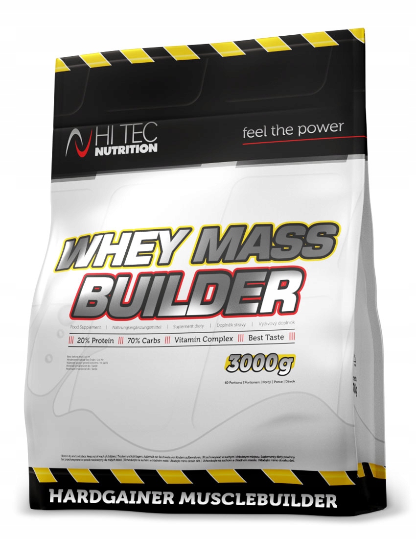 Gainer - HI TEC WHOW HASE Builder- 3000 g Gainer Mass XXL