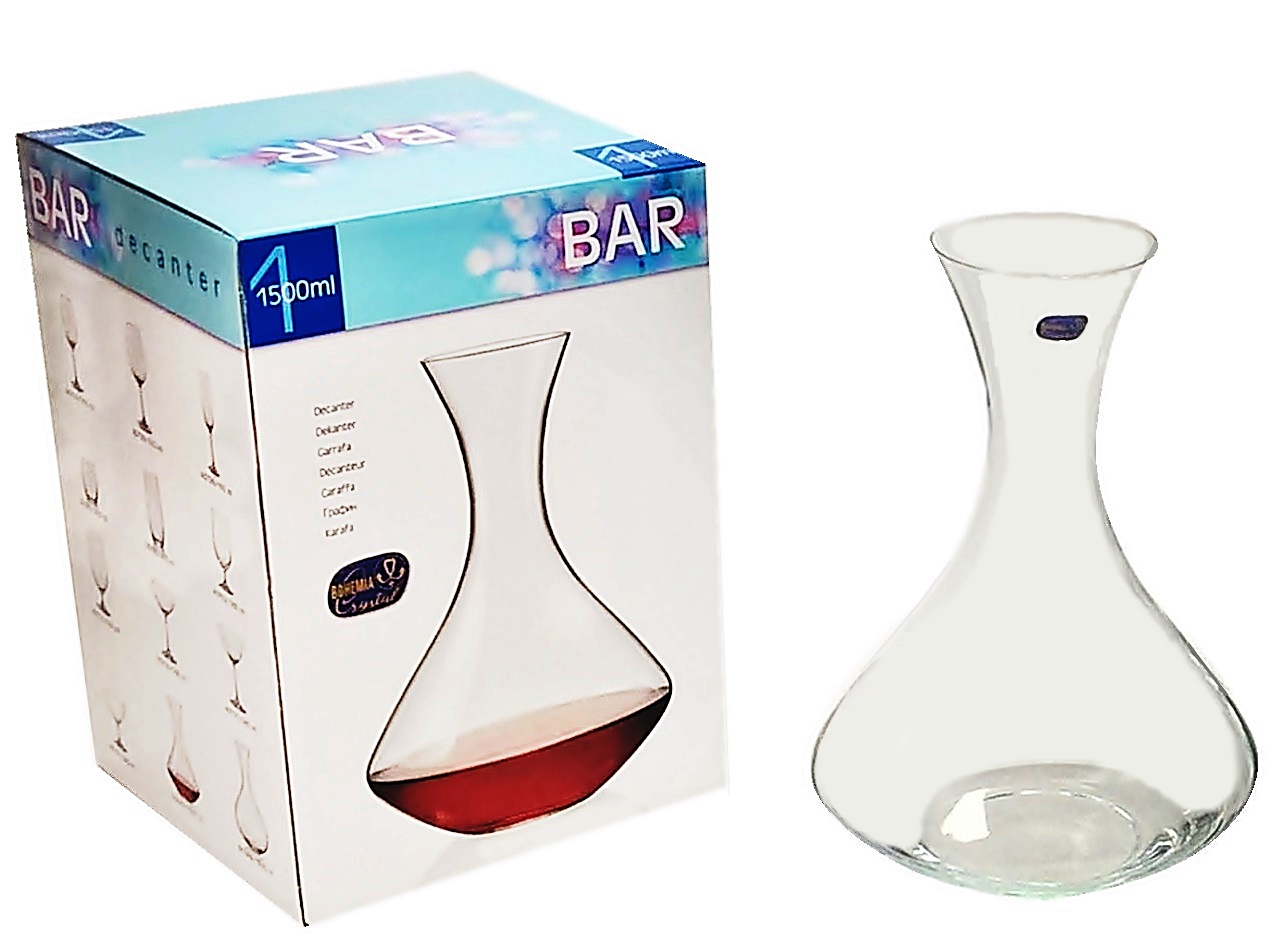 Hit Bohemia Crystal Carafe Decantér pre víno 1.5L