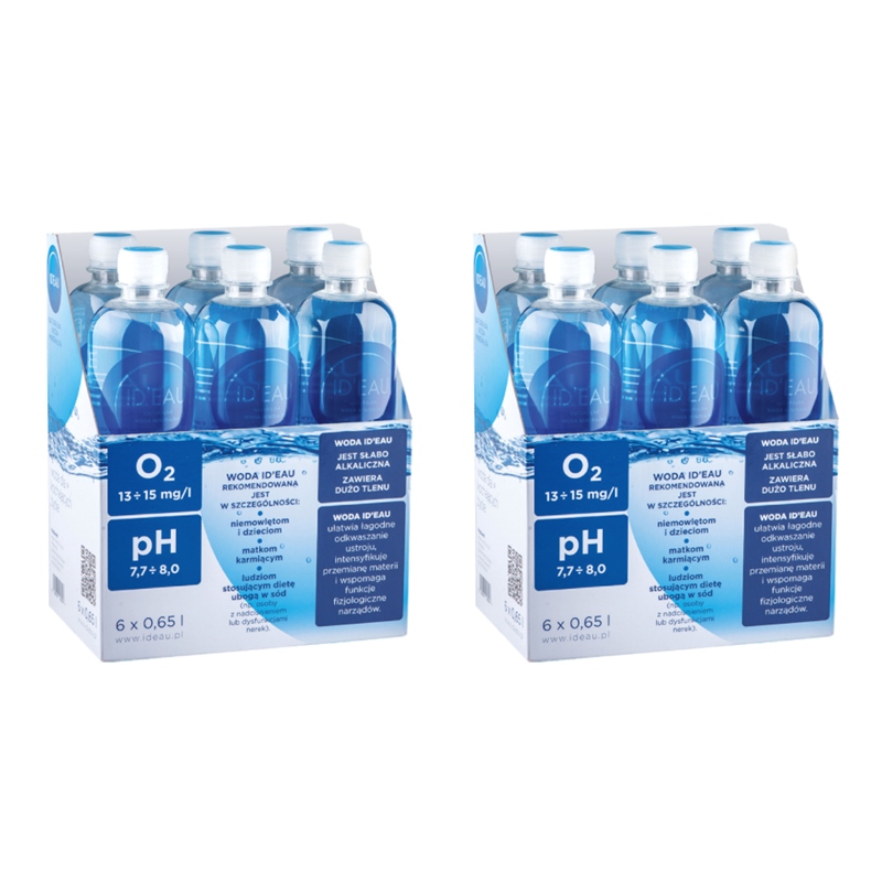 Deteor Alkaline voda stále 12x 650 ml