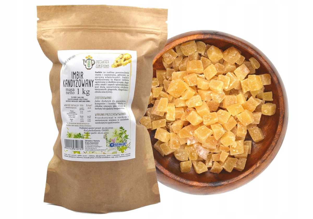 Ginger Candid Fresh High Quality 1kg Cube