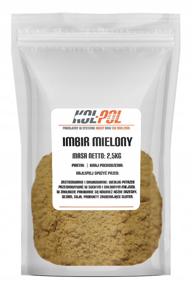 Ground Ginger 2.5kg bez prídavných látok Vysoká kvalita