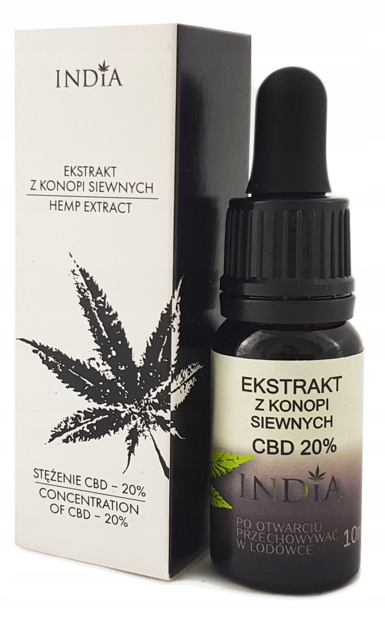 CBD - India Cosmetics Konope extrakt CBD 20% 10ml
