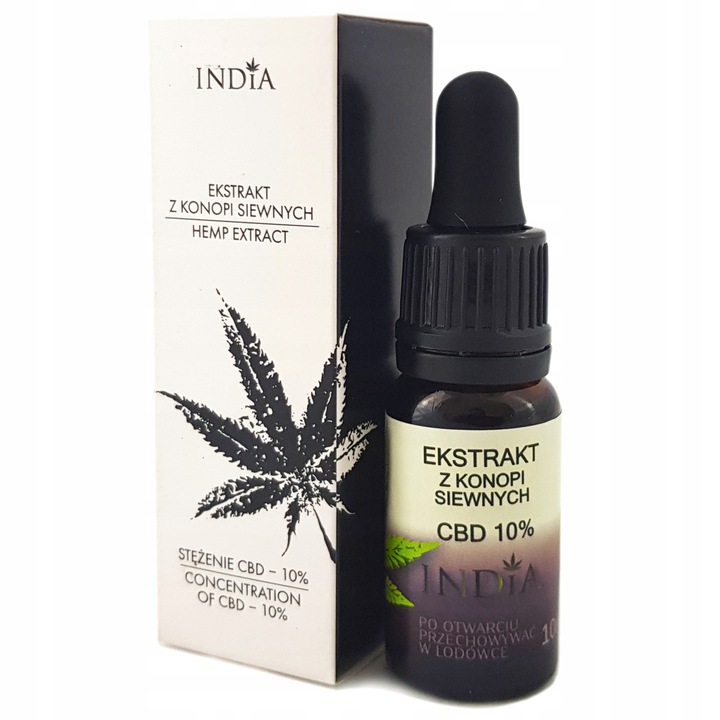CBD - India - konopný výťažok CBD olej 10%