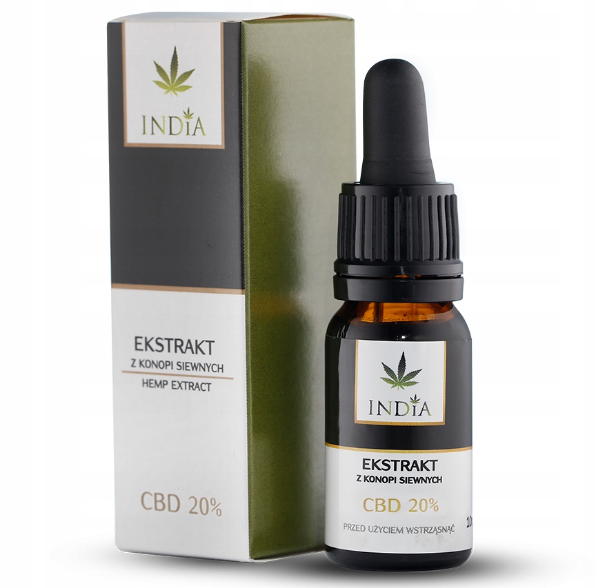 CBD - India ťažbe ropy krevety olej s CBD 20% 10ml