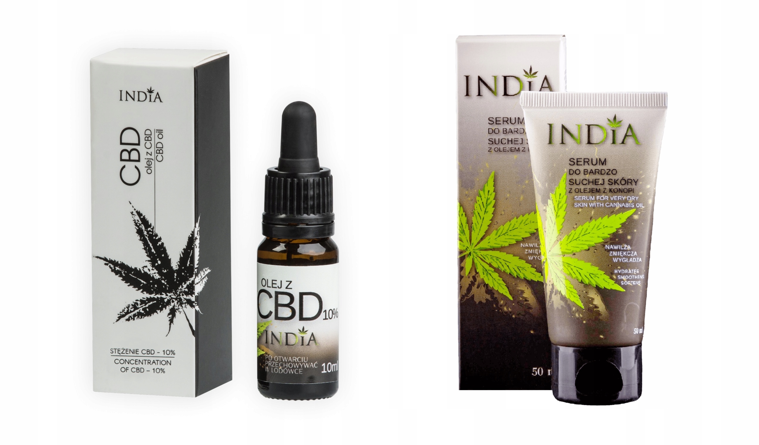 CBD - India zdravotnícky konopný olej s CBD 10% OIL + zadarmo