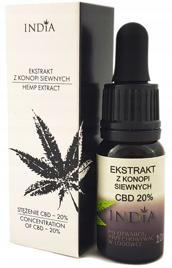 CBD - India Clough olej CBD extrakt 20% 2000mg 10ml