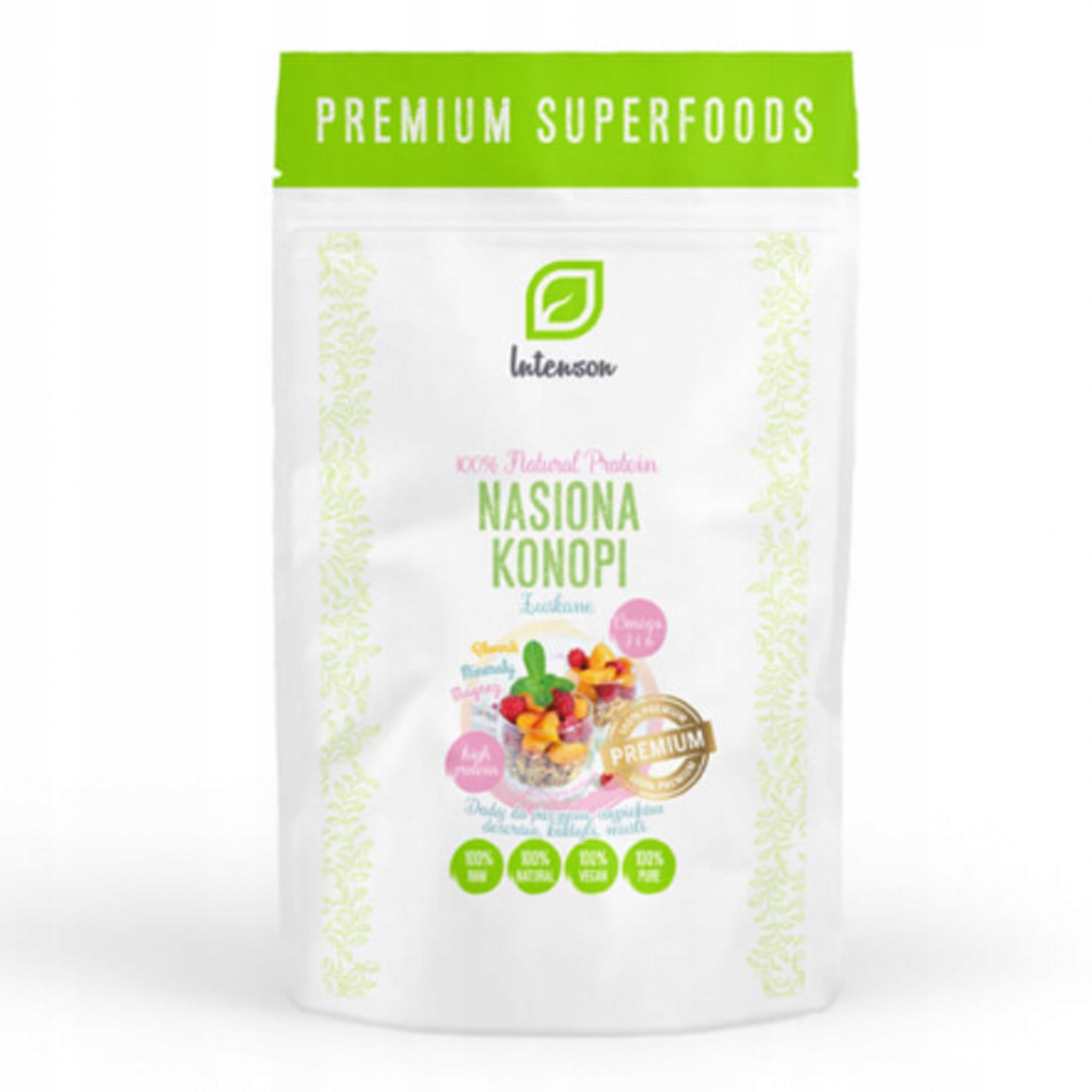 Intenson Konopie Seeds Hulled 1KG Konopia 1000g