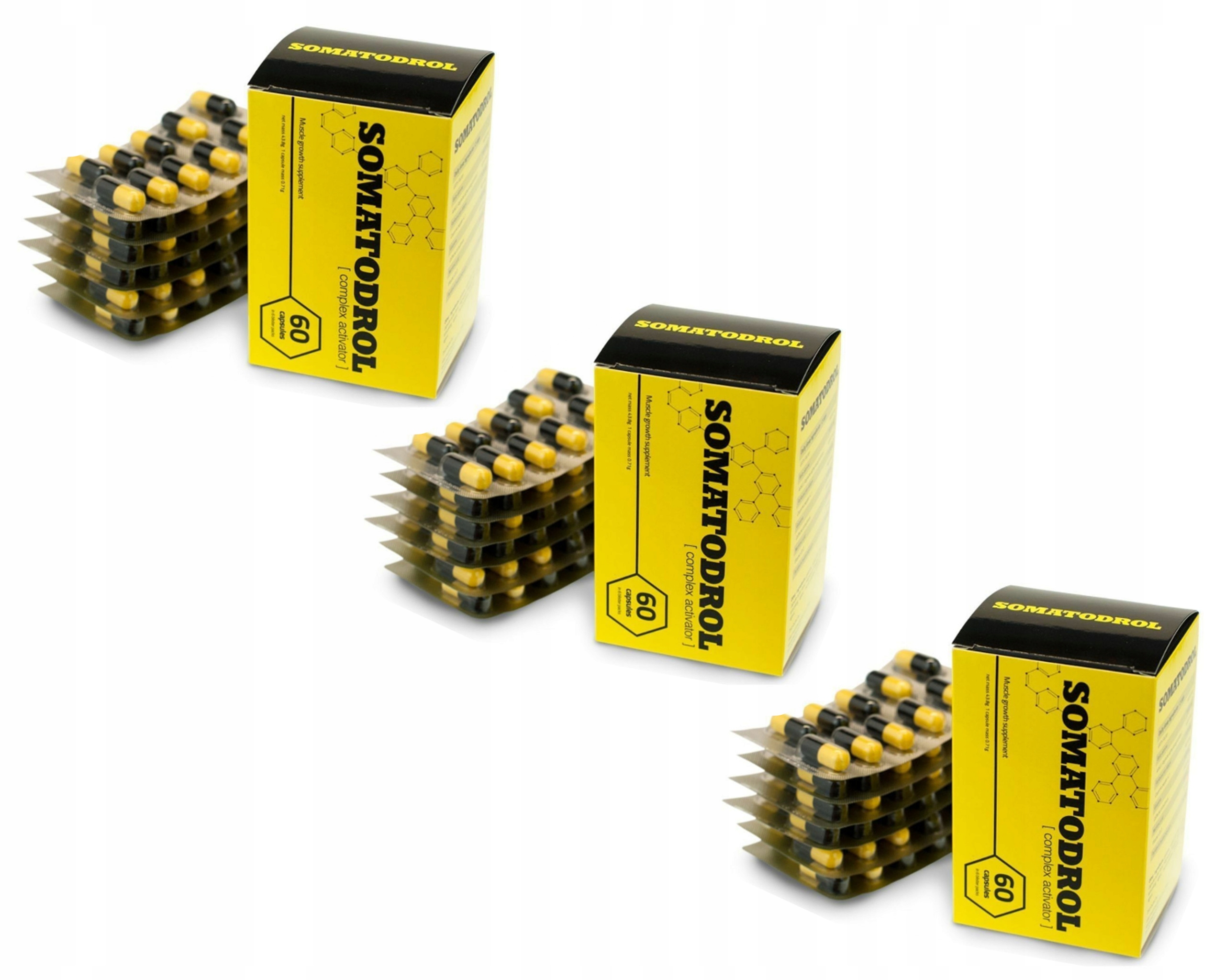 Proteín - Iridium 3x Somatodrol 180 KAP testosterón Mass HGH