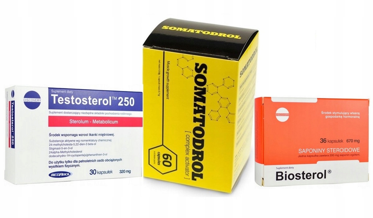 Testosterón - IRIDIUM SOMATODROL 60k + TESTOSTEROL + BIOSTEROL