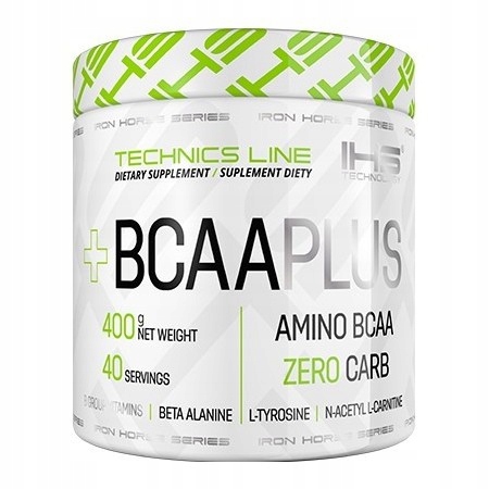 Aminokyseliny - Iron Horse BCAA PLUS 400G Tyrozín Karnitín IHS