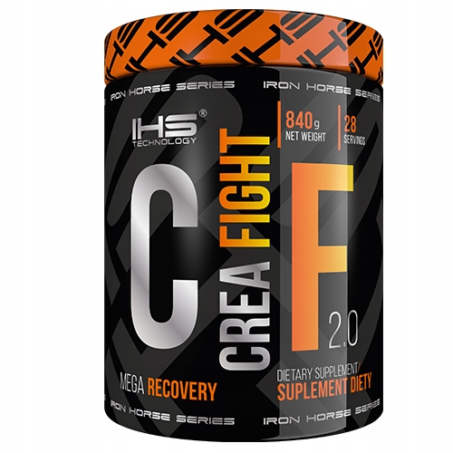 Kreatín - IRON HORSE CREA FIGHT 840g REGENERÁCIA PO VÝCVIKU