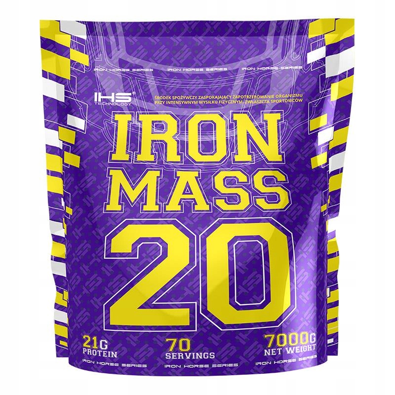 Iron Horse železná hmota 20 7000 g Hmotnosť proteínu Gainer