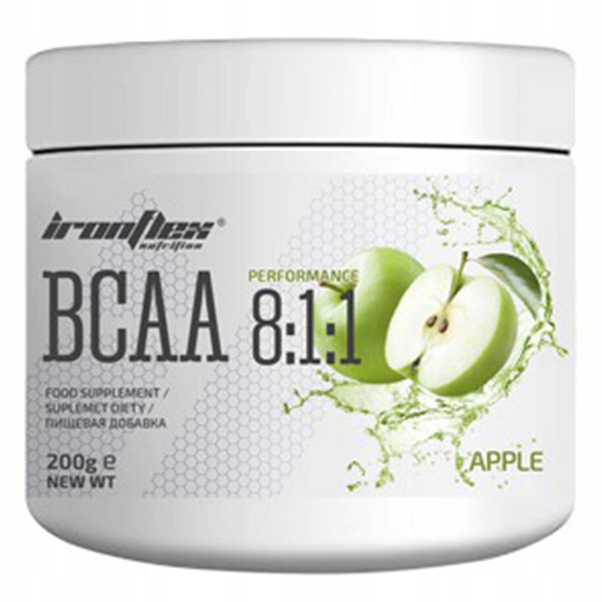 Aminokyseliny - IronFlex BCAA 8: 1: 1 200 g Rozvetvené aminokyseliny