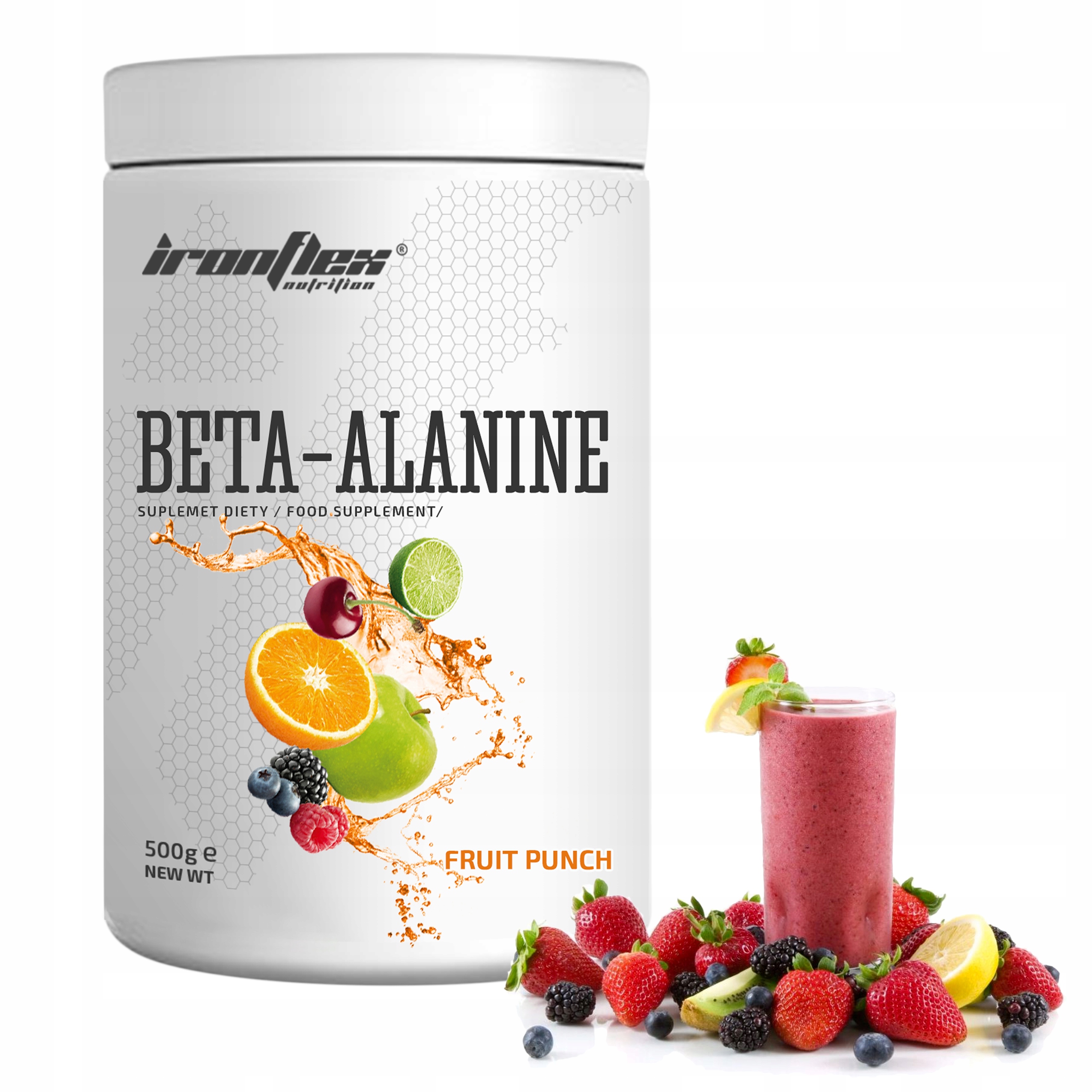 IRONFLEX BETA-ALANÍN 500g SILNÁ VÝDRŽ