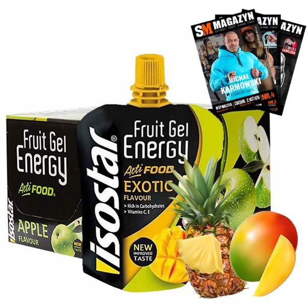 ENERGETICKÝ GÉL ISOSTAR ACTIFOOD ENERGY 12x 90 g ENERGIA