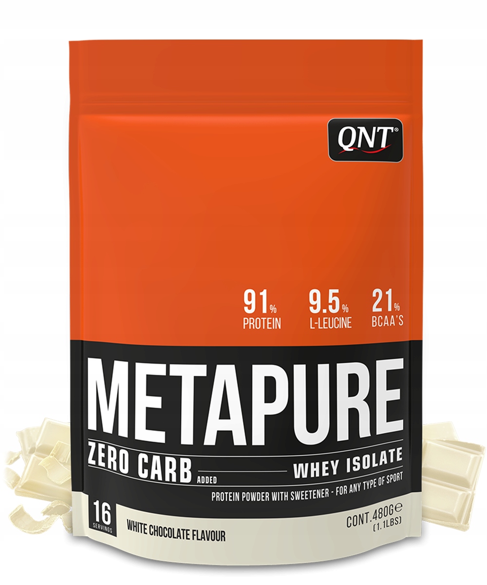 Proteín - Izolujte proteín QNT Metaapure Zero Carb 91% WPI 480g