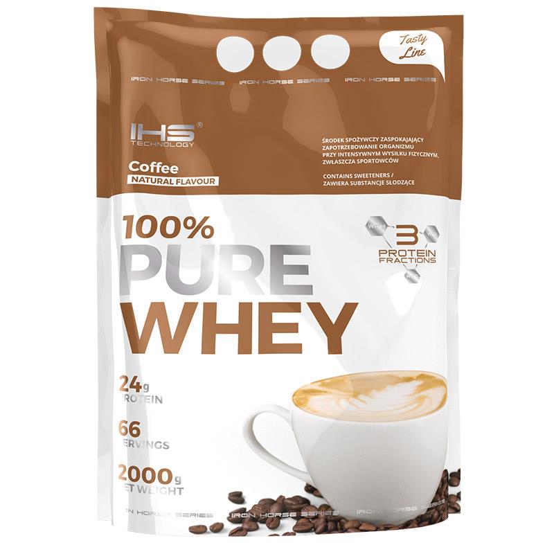 Proteín - Iron Horse Pure Whey 100% WPC Protein 2kg Káva