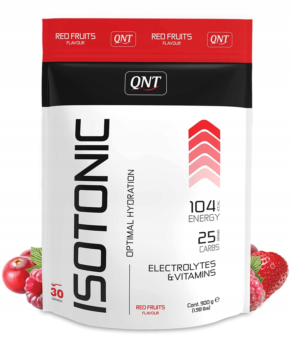 Izotonický izotonický nápoj QNT 900g Energia red-fr