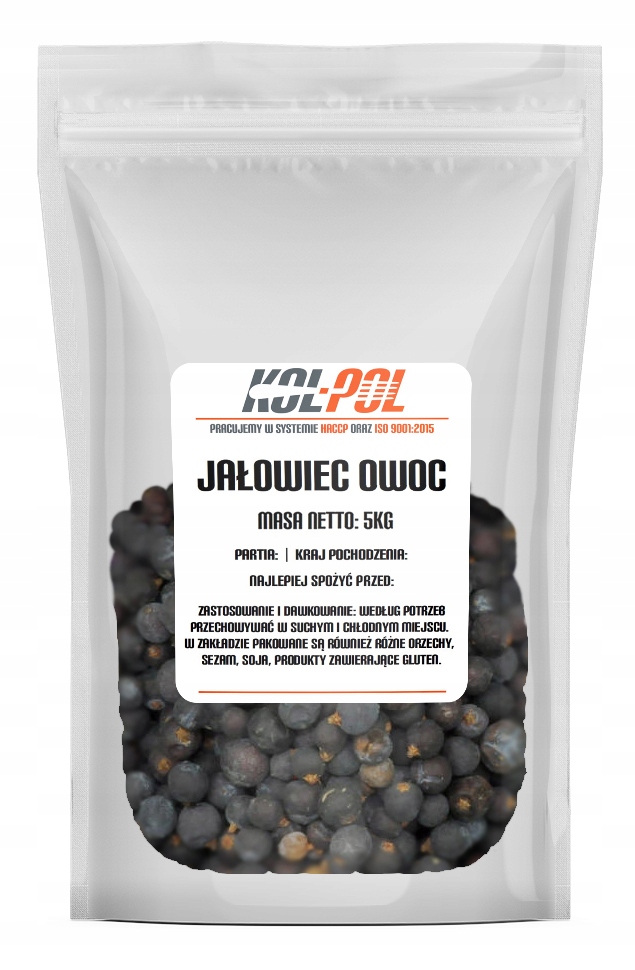 Juniper 5kg Ovocie Juniper Aromatická kvalita