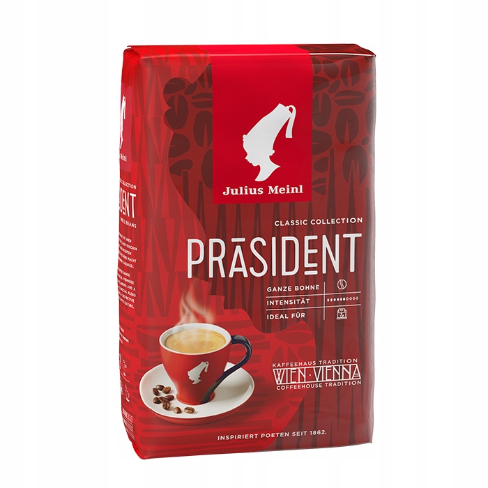 Cappuccino - Kapučíno - Julius Meinl Coffee Prasident Grain Originálne jedinečné