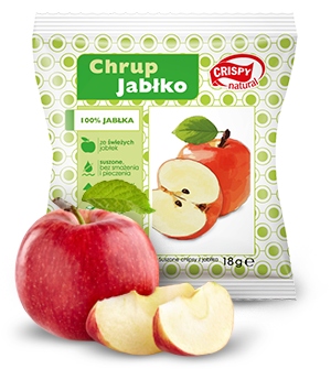 Apple Chips 18g chrumkavé prírodné 24ks.