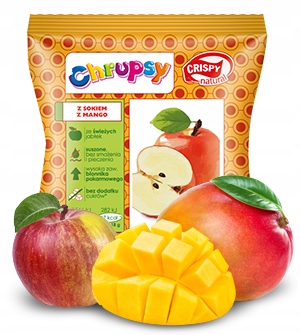 Apple čipy s Mango 18G chrumkavé prírodné 24ks.