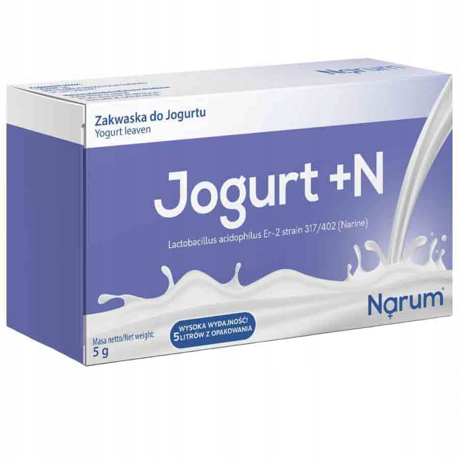 Jogurt + N živé kultúry baktérií 5 ks. Narine