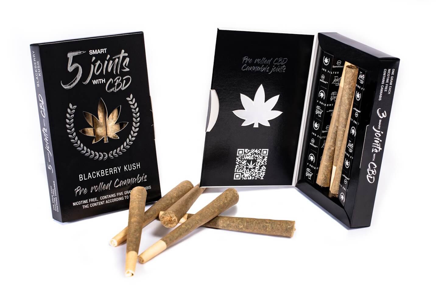 CBD - Spoločné CBD Blackberry Kush-Pre Rolls 5 ks