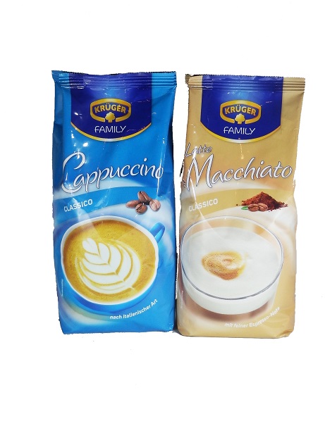 Cappuccino - Kapučíno - Káva CAPPOCCINO A LATTE MACCHIATO KRUGER SET