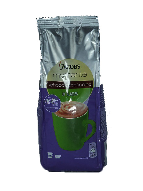 Cappuccino - Kapučíno - Káva Cappuccino Jacobs Orzechowa 500g z Nemecka